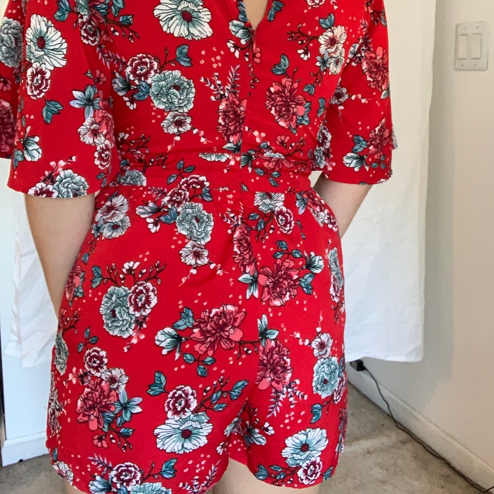 Red Romper - Picture 2 of 2